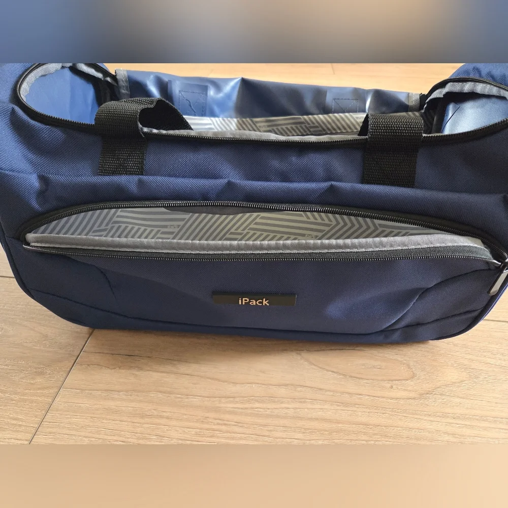 New! iPack Blue Duffel Bag